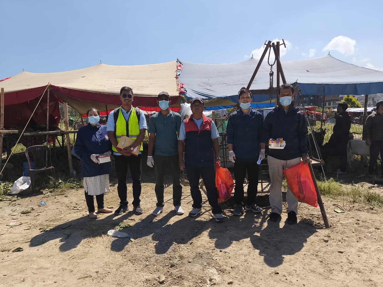 Slider Image: चाडपर्व लक्षित बजार अनुगमन तथा स्वास्थ्य परीक्षण।